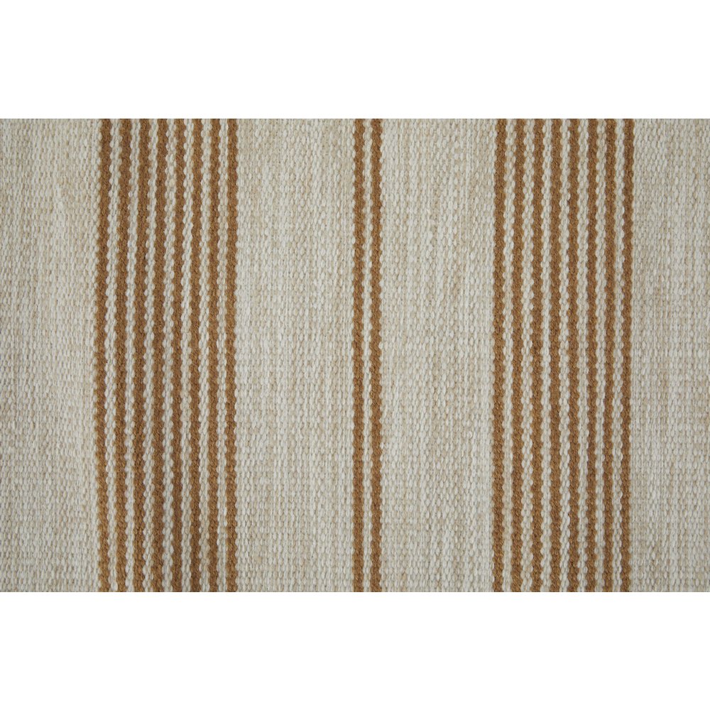 Duprine Transitional Stripes, Ivory/Taupe/Brown, 8' x 11' Area Rug. Picture 6