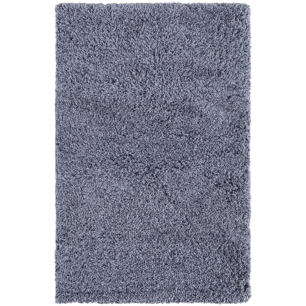 Stoneleigh Stonewashed Mélange Shag Rug, True Navy Blue, 2ft x 3ft Accent Rug, 3998830FNVY000P00. Picture 1