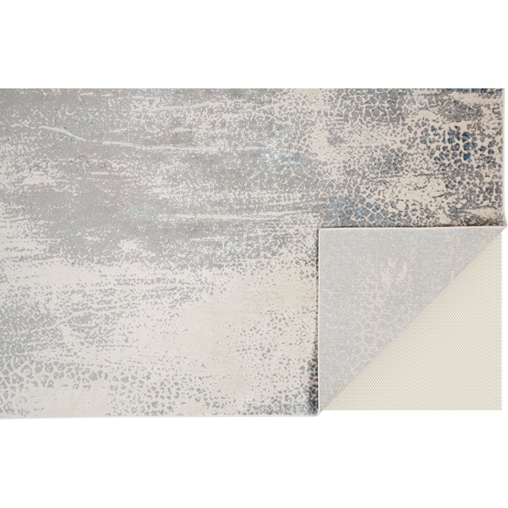 Azure Modern Metallic Watercolor Rug, Teal/Gray/Beige, 12ft x 15ft Area Rug, AZR3401FGRYBLUJ00. Picture 3