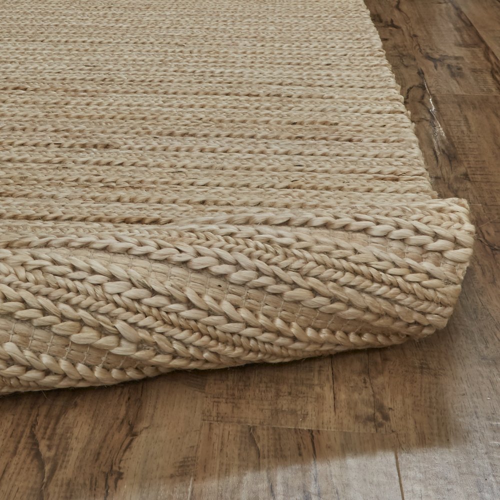 Kaelani Natural Handmade Area Rug, Solid Color, Straw Gold, 5ft x 8ft, 6850769FIVY000E10. Picture 6