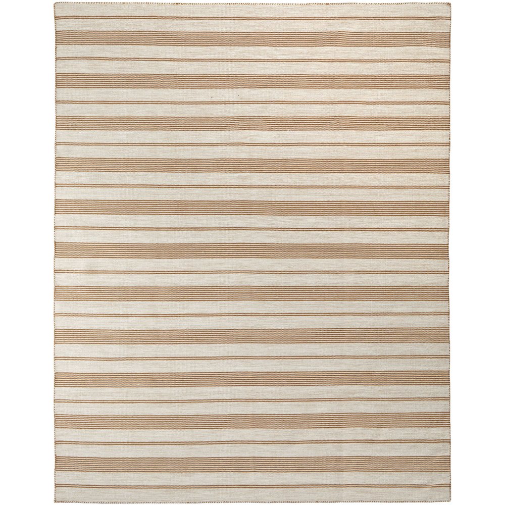 Duprine Transitional Stripes, Ivory/Taupe/Brown, 8' x 11' Area Rug. Picture 1