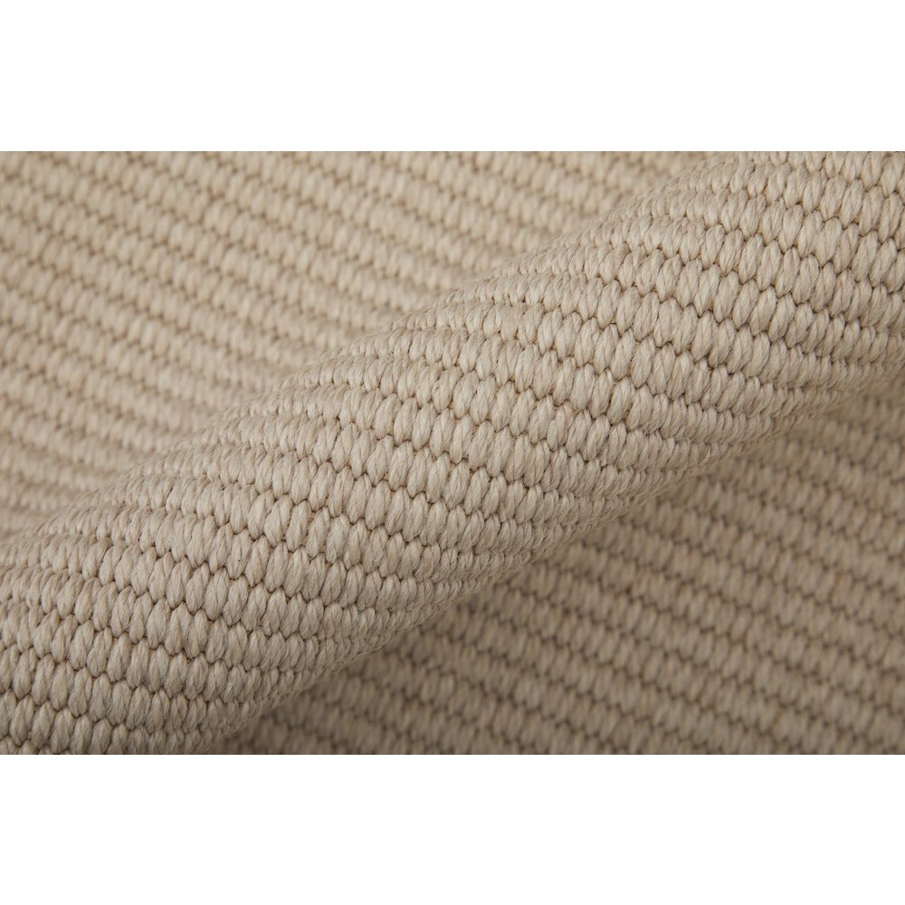 Theo Modern Solid, Ivory/Tan, 8' x 10' Area Rug. Picture 4