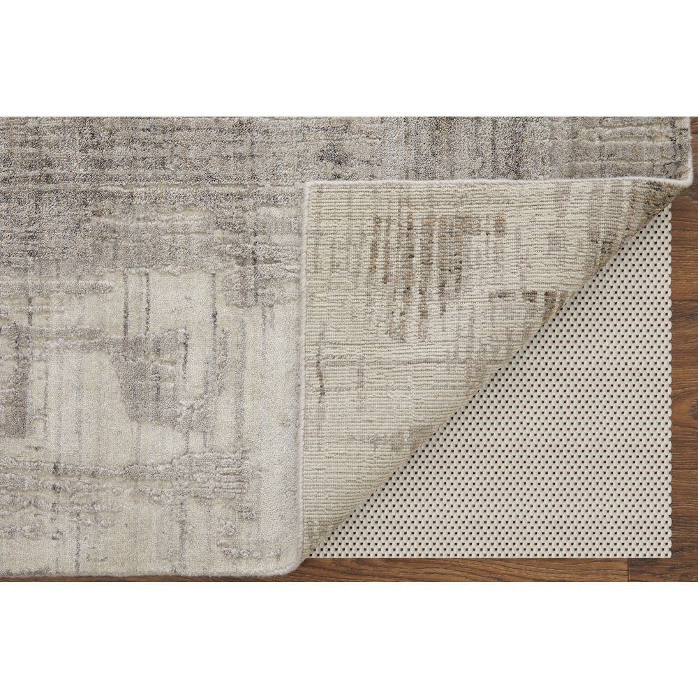 Eastfield Modern Abstract, Gray/Ivory, 5' x 8' Area Rug. Picture 4