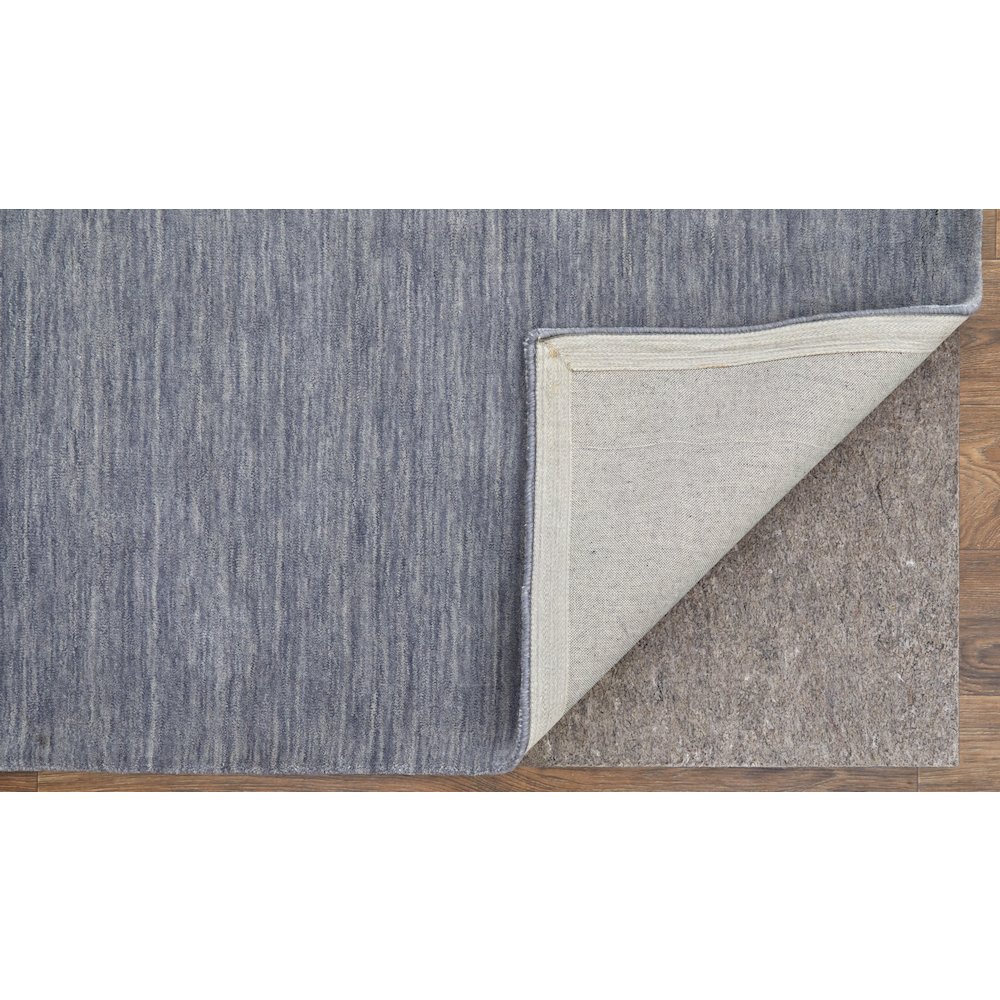 Luna Hand Woven Marled Wool Rug, Dusty Blue, 8ft x 8ft Round, 5798049FSMK000N80. Picture 5