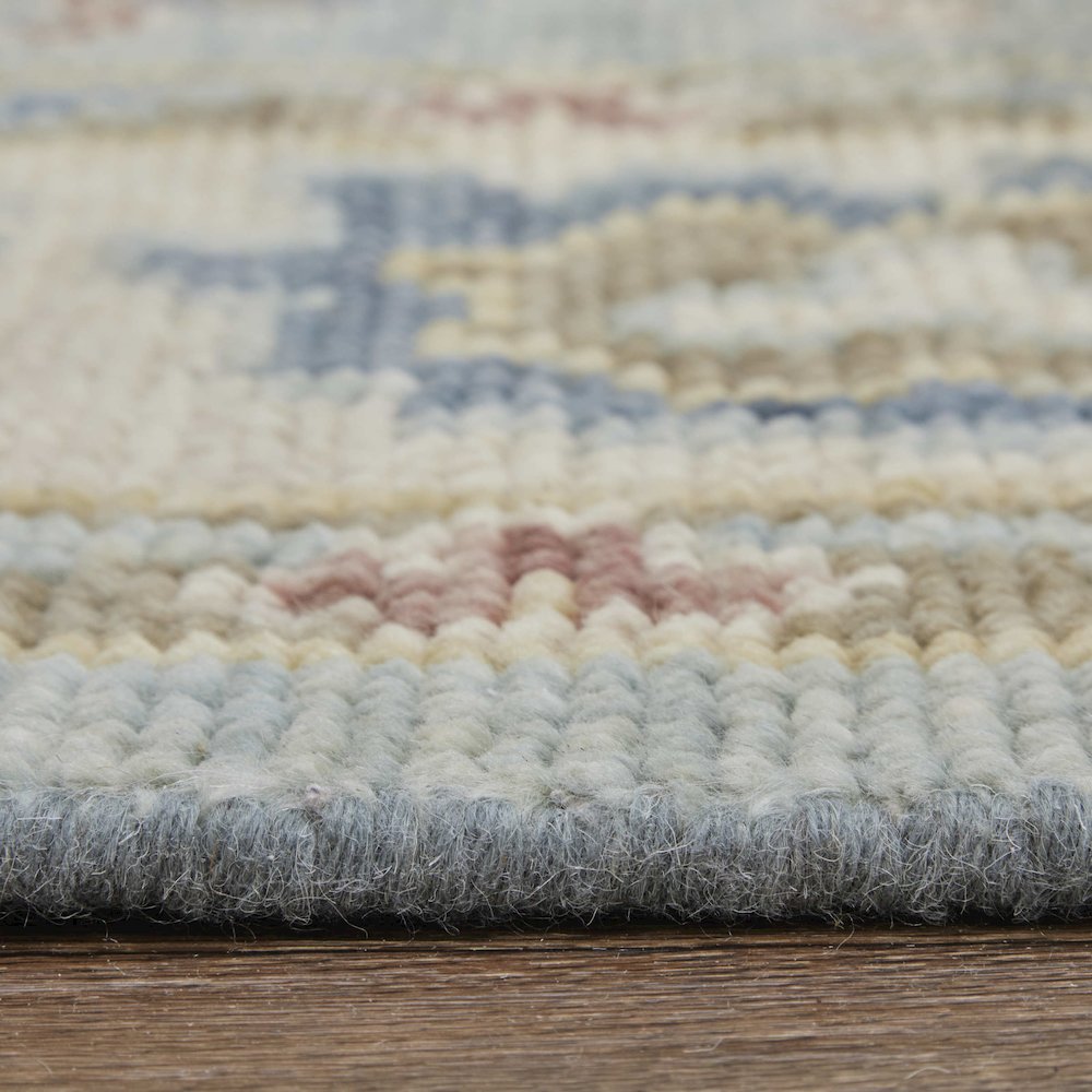 Fillmore Transitional Floral & Botanical, Blue/Ivory/Yellow, 10' x 14' Area Rug. Picture 8