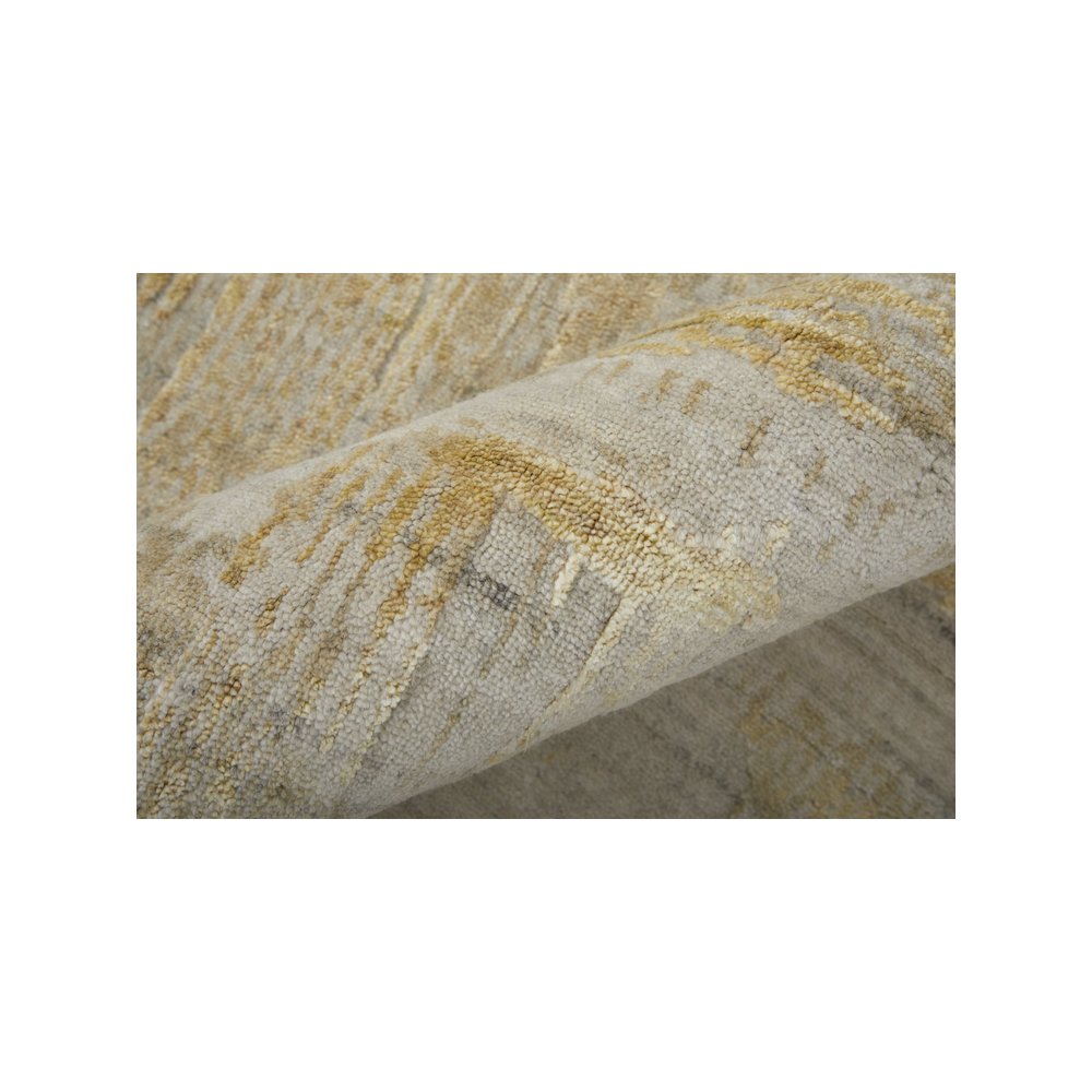 Eastfield Modern Abstract, Yellow/Ivory/Gold, 2' x 3' Accent Rug. Picture 5