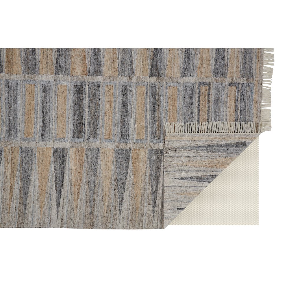 Beckett Eco-Friendly Moroccan Mosaic Rug, Latte Tan/Gray, 5ft x 8ft Area Rug, 8900817FGRYBGEE10. Picture 3