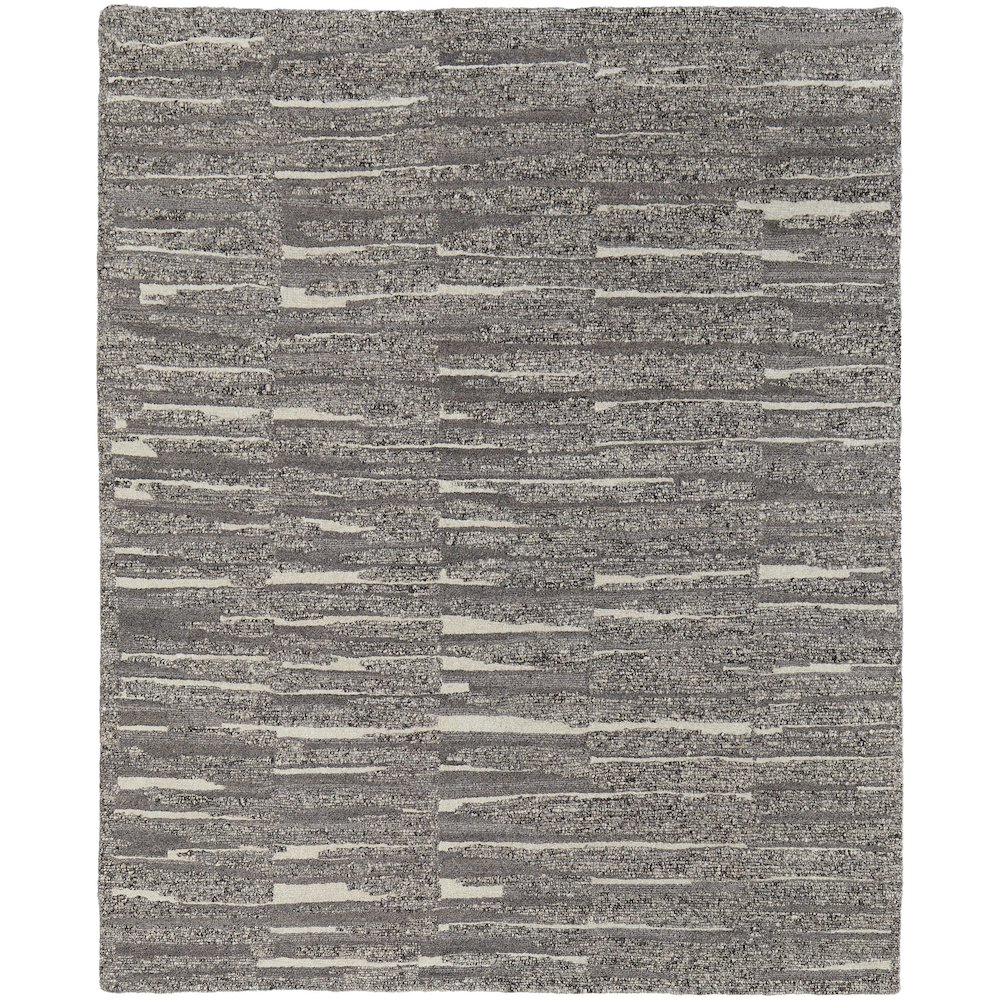 Navaro Modern Abstract, Gray/Taupe/Ivory, 3'-6" x 5'-6" Accent Rug. Picture 1