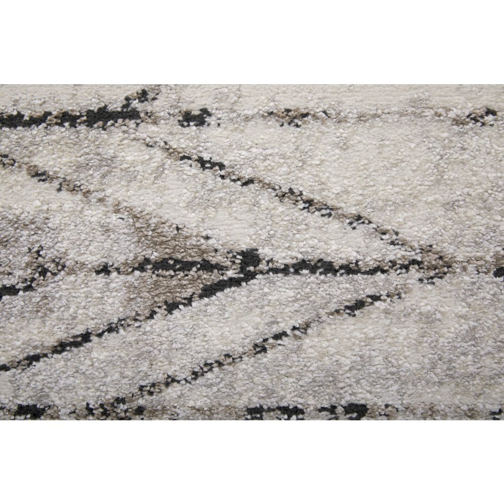 Vancouver Modern Geometric, Ivory/Tan/Brown, 4' x 6' Accent Rug. Picture 7