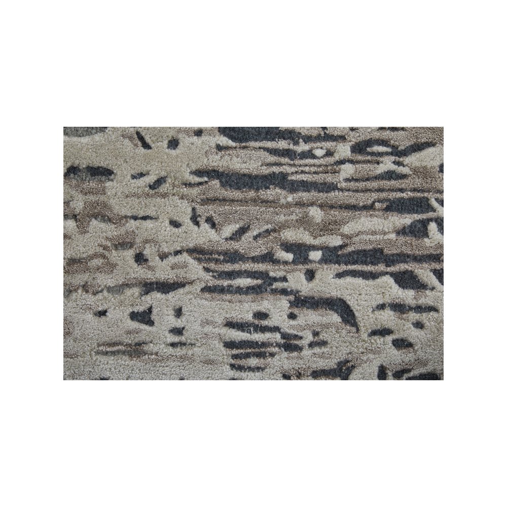 Zarah Modern Abstract, Brown/Tan/Black, 2' x 3' Accent Rug. Picture 6