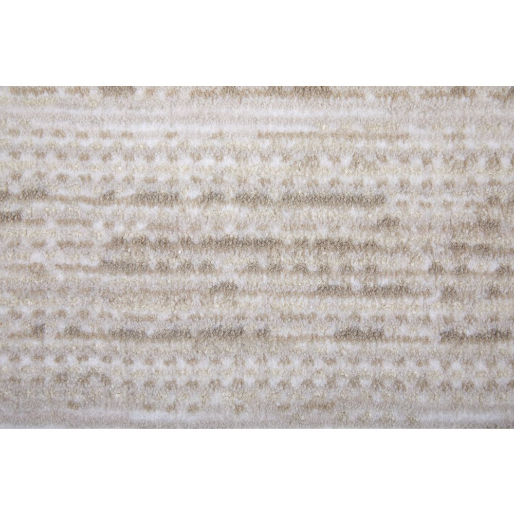 Deja Modern Solid, Ivory/Silver, 6'-7" x 9'-6" Area Rug. Picture 5