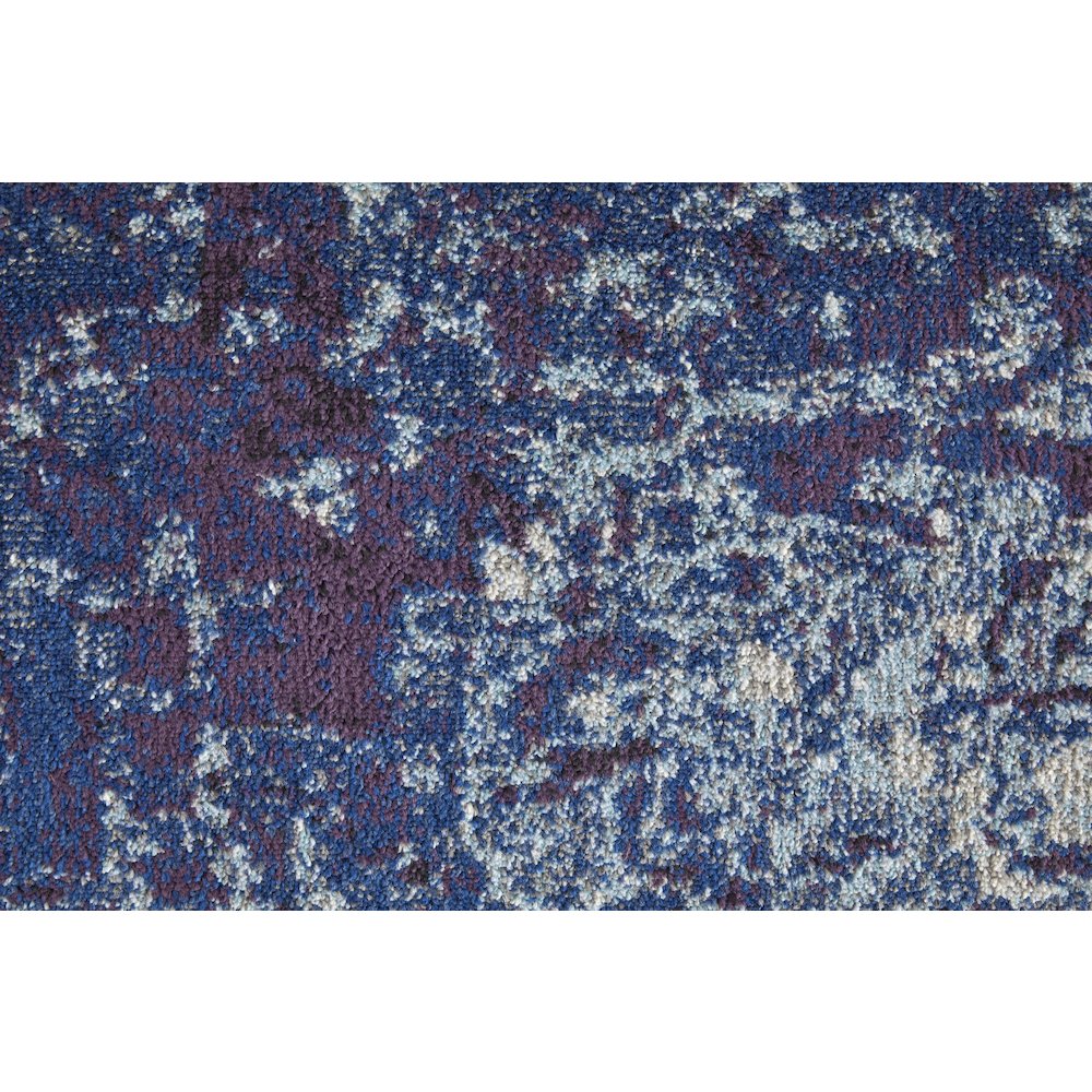 Edgemont Modern Abstract, Blue/Purple/Ivory, 10' x 14' Area Rug. Picture 6