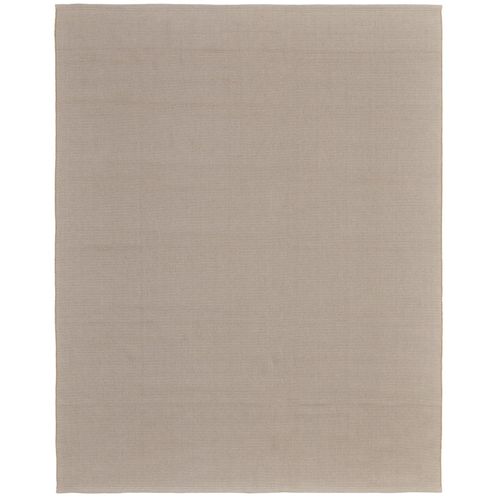 Theo Modern Solid, Ivory/Tan, 8' x 10' Area Rug. Picture 1