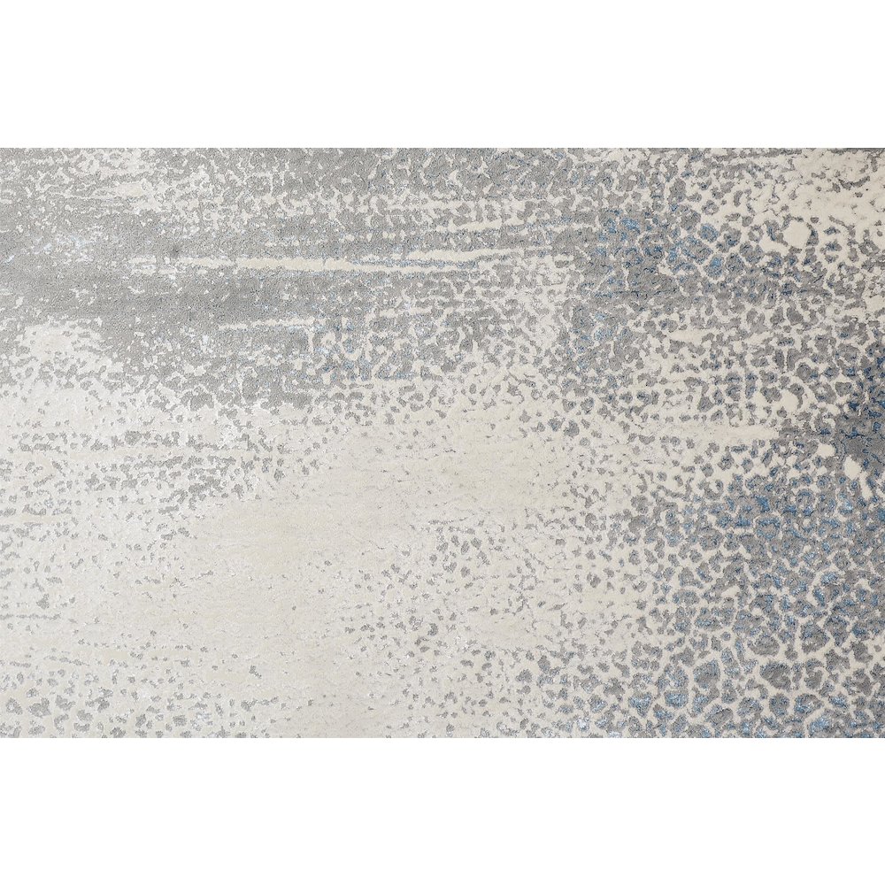 Azure Modern Metallic Watercolor Rug, Teal/Gray/Beige, 12ft x 15ft Area Rug, AZR3401FGRYBLUJ00. Picture 4