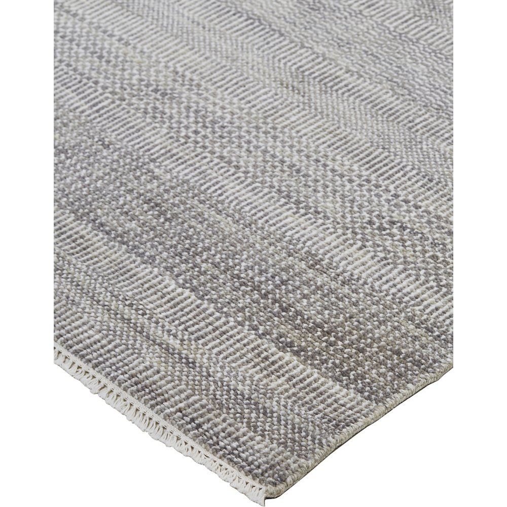 Janson Classic Striped Rug, Steel/Silver Gray, 2ft - 6in x 10ft, Runner, I92I6063GRYSLVI10. Picture 3