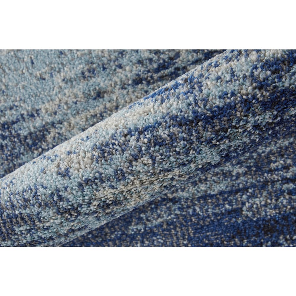 Edgemont Modern Abstract, Blue/Ivory, 10' x 14' Area Rug. Picture 5