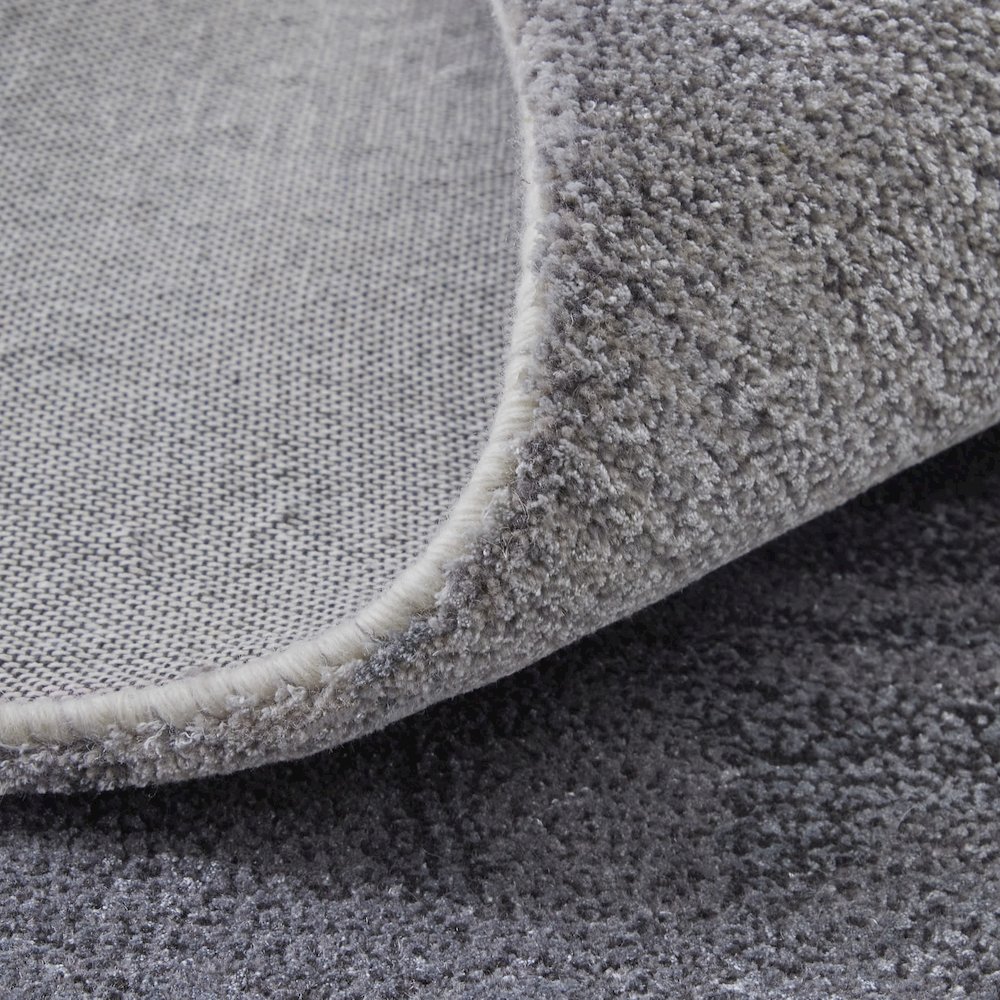 Anya Transitional Abstract, Gray/Blue/Ivory, 3'-6" x 5'-6" Accent Rug. Picture 7