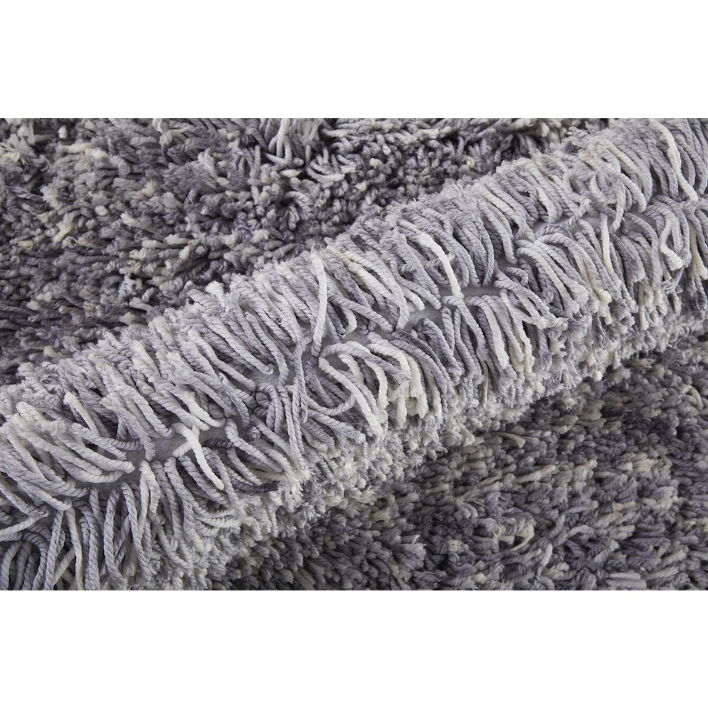 Stoneleigh Stonewashed Mélange Shag Rug, Steel Gray, 2ft x 3ft Accent Rug, 3998830FGRY000P00. Picture 4