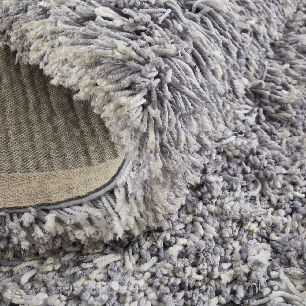 Stoneleigh Stonewashed Mélange Shag Rug, Steel Gray, 2ft x 3ft Accent Rug, 3998830FGRY000P00. Picture 6