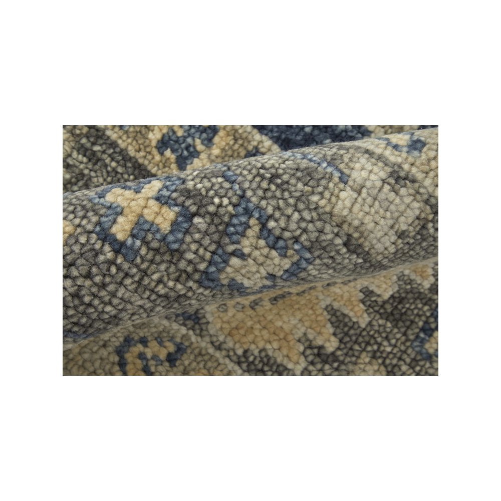 Fillmore Traditional Floral & Botanical, Blue/Gray, 10' x 14' Area Rug. Picture 5