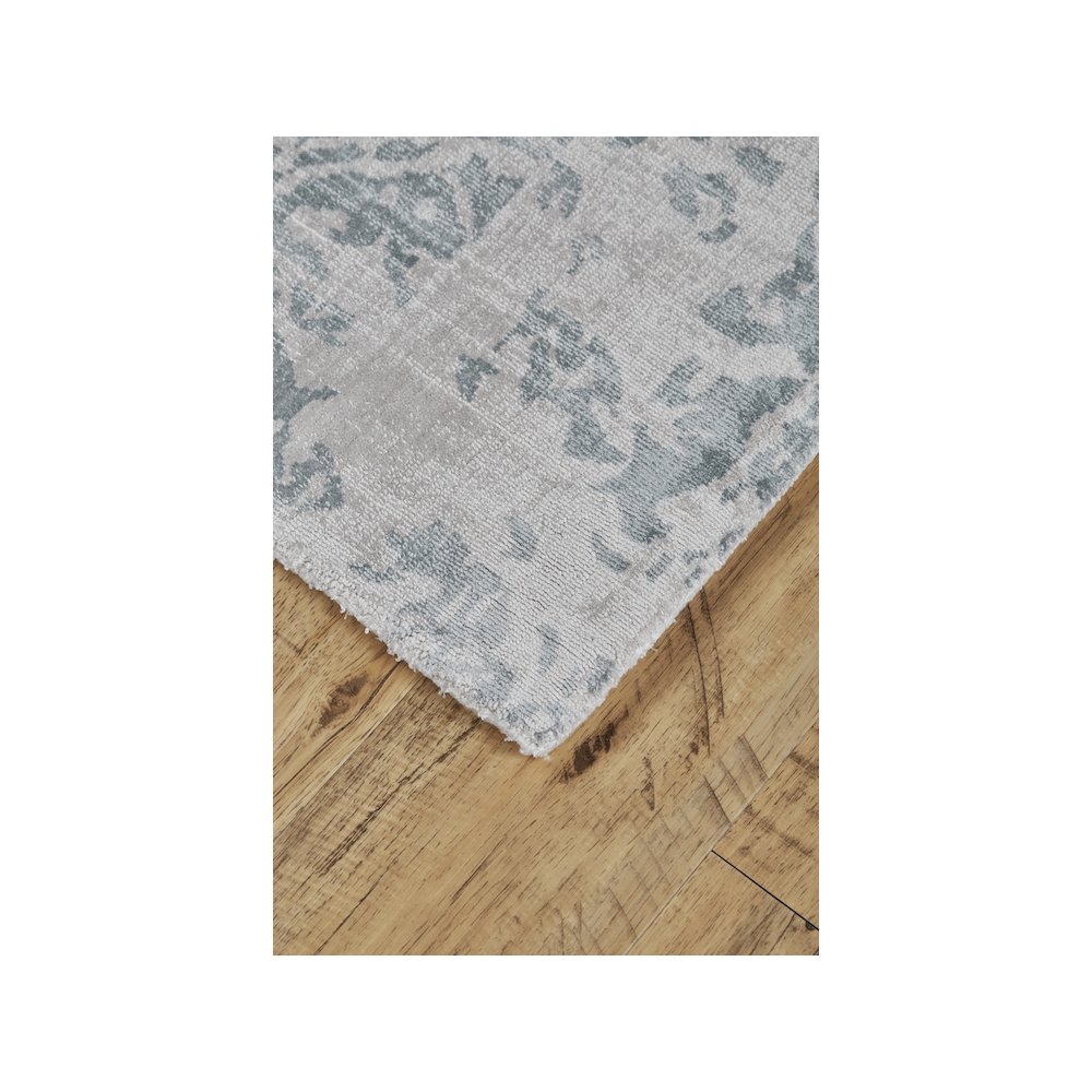 Nadia Distressed Damask Rug, Blue/Gray Mist, 5ft x 8ft Area Rug, 6678383FICE000E10. Picture 3