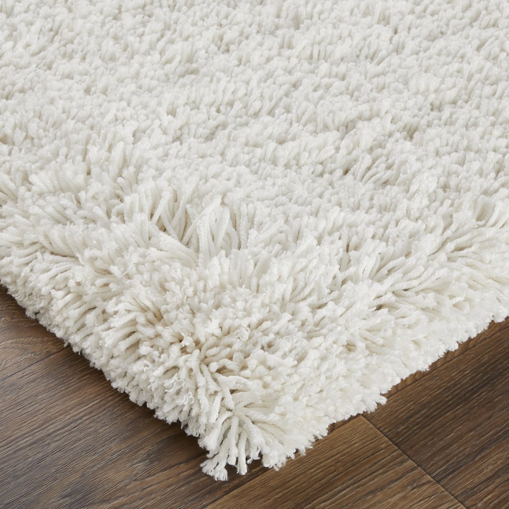 Stoneleigh Stonewashed Mélange Shag Rug, Bright Ivory, 5ft x 8ft Area Rug, 3998830FIVY000E10. Picture 3