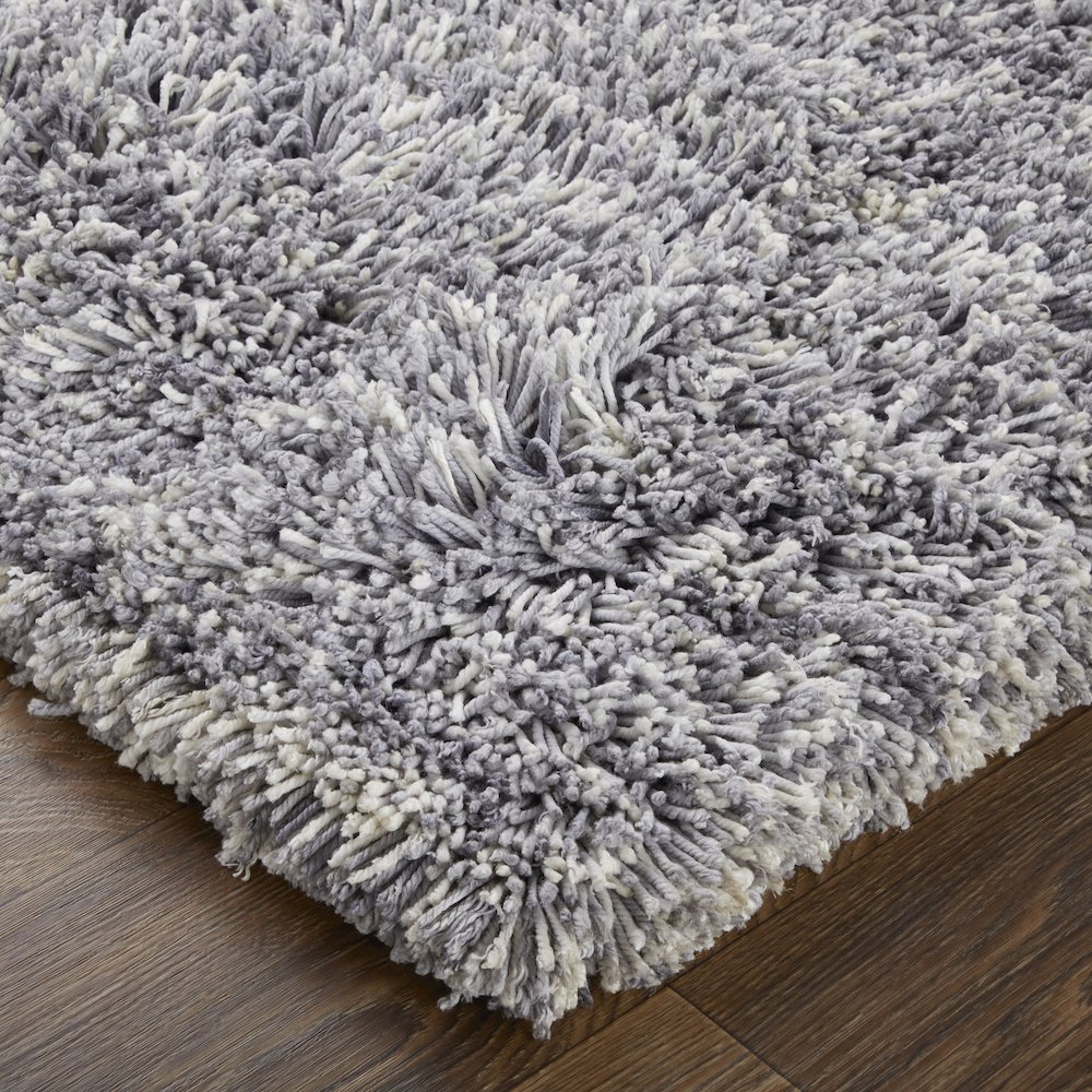 Stoneleigh Stonewashed Mélange Shag Rug, Steel Gray, 2ft x 3ft Accent Rug, 3998830FGRY000P00. Picture 3