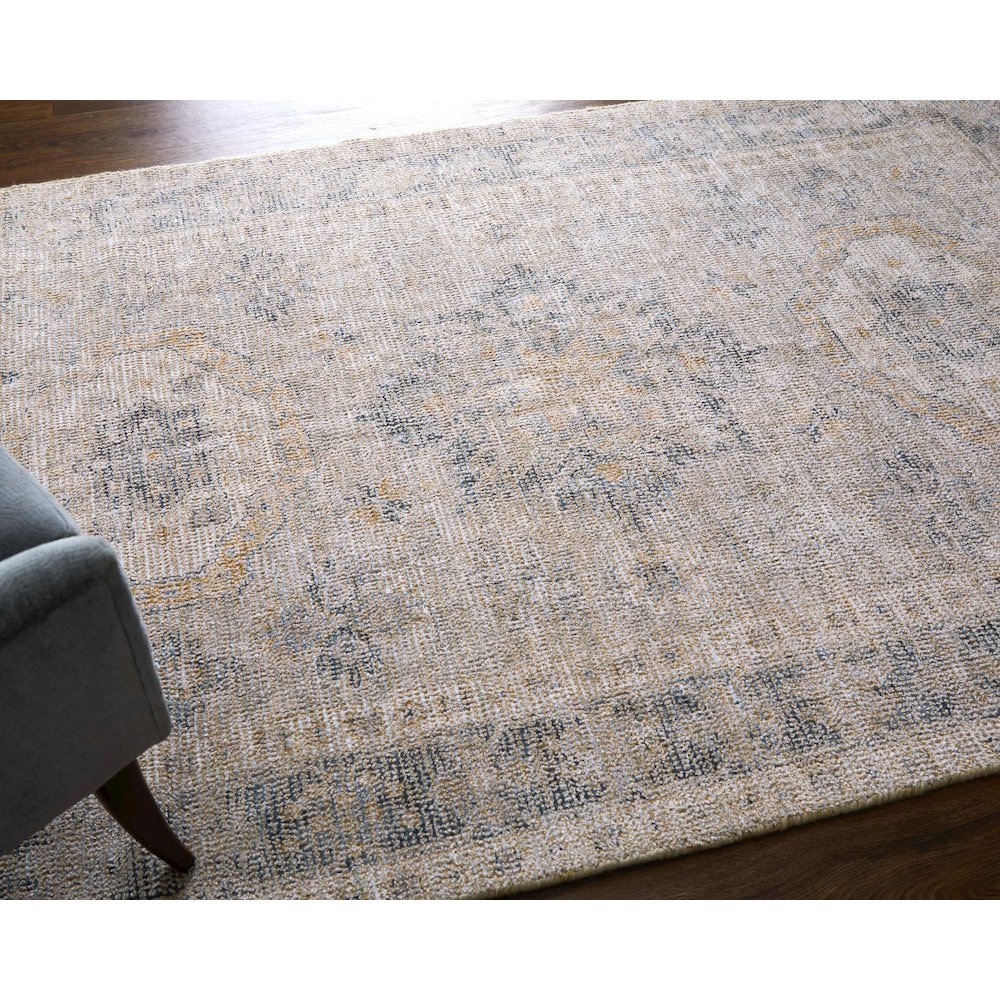 Caldwell Vintage Space Dyed Wool Rug, Latte Tan/Beige, 10ft x 14ft Area Rug, 8798798FSND000H00. Picture 2