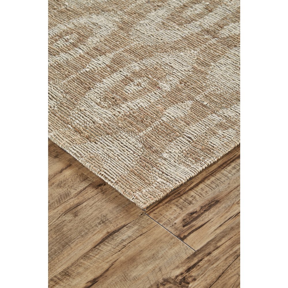 Lilliana Transitional Geometric, Tan/Ivory, 5' x 8' Area Rug. Picture 2