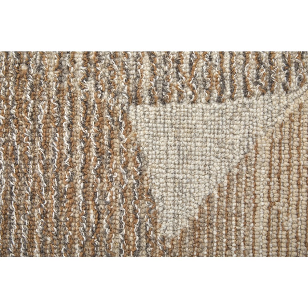 Pollock Modern Watercolor, Brown/Tan/Ivory, 2' x 3' Accent Rug. Picture 6