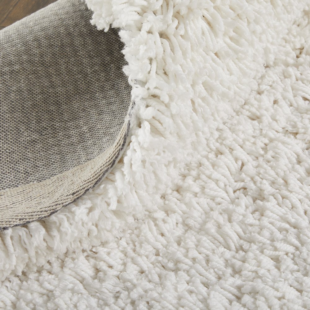 Stoneleigh Stonewashed Mélange Shag Rug, Bright Ivory, 5ft x 8ft Area Rug, 3998830FIVY000E10. Picture 7