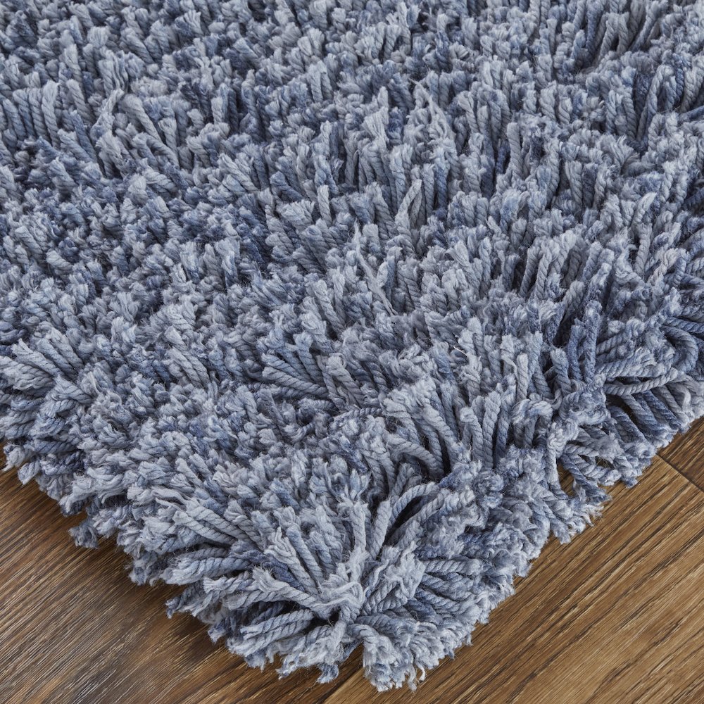 Stoneleigh Stonewashed Mélange Shag Rug, True Navy Blue, 2ft x 3ft Accent Rug, 3998830FNVY000P00. Picture 3
