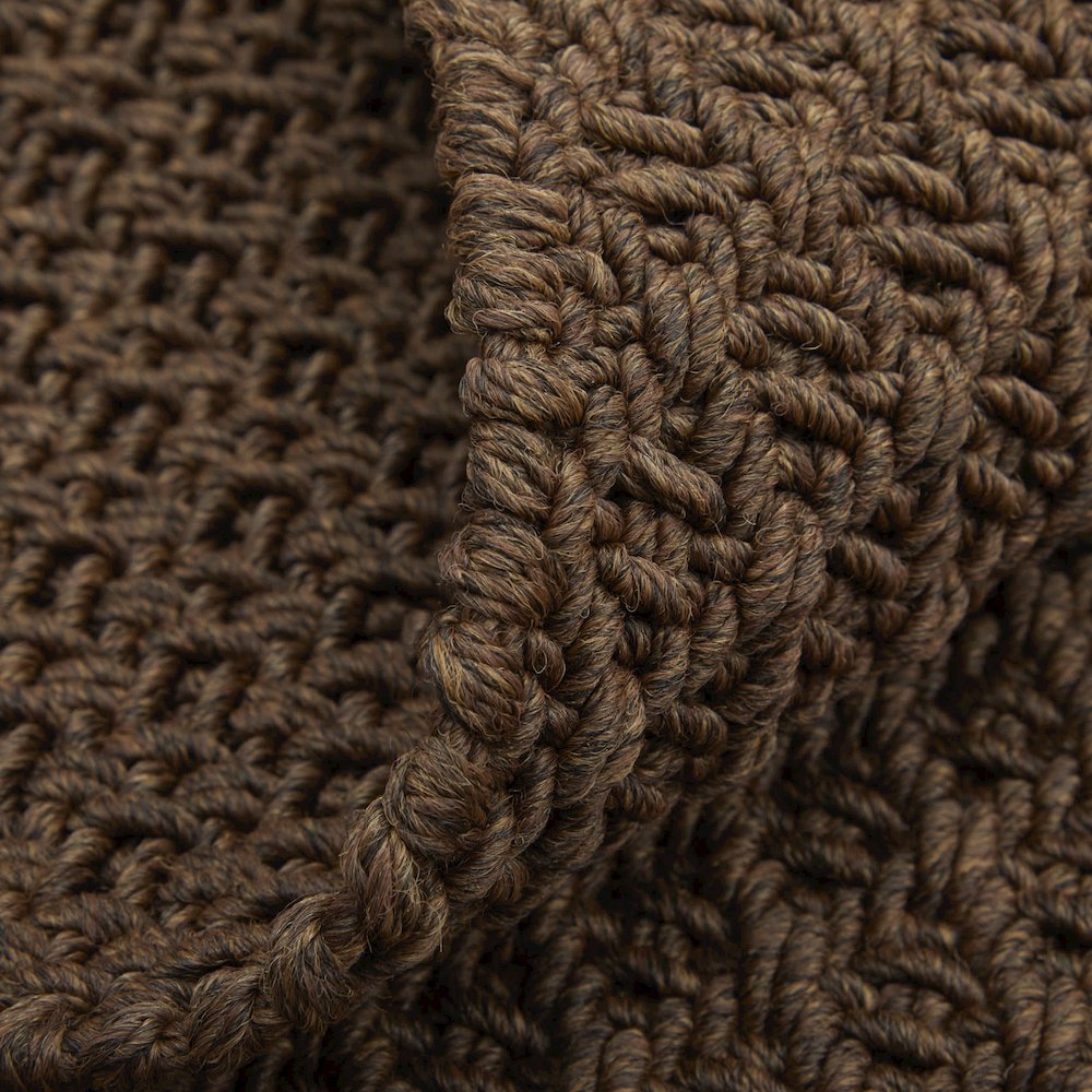 Tito Modern Solid, Brown, 8' x 10' Area Rug. Picture 7