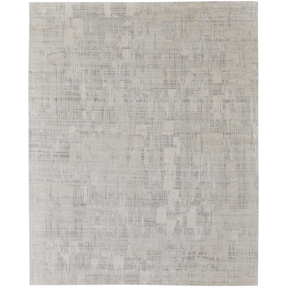 Eastfield Modern Abstract, Ivory, 5' x 8' Area Rug. Picture 1