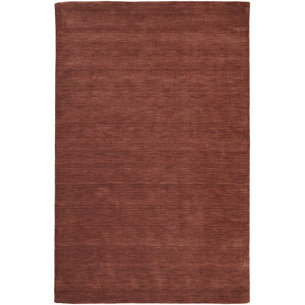Luna Hand Woven Marled Wool Rug,Rust/Red-Orange, 3ft-6in x 5ft-6in Accent Rug, 5798049FRST000C50. Picture 1