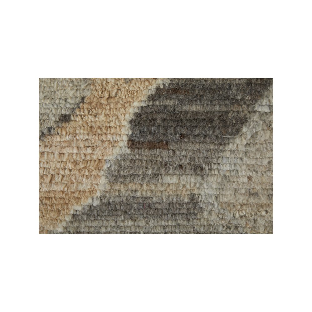 Kasbah Transitional Moroccan, Ivory/Gray/Orange, 9'-6" x 13'-6" Area Rug. Picture 6