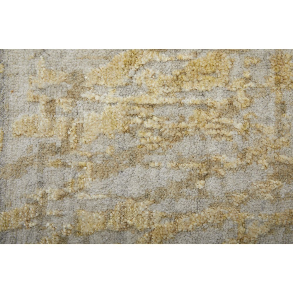 Eastfield Modern Abstract, Yellow/Ivory/Gold, 2' x 3' Accent Rug. Picture 6