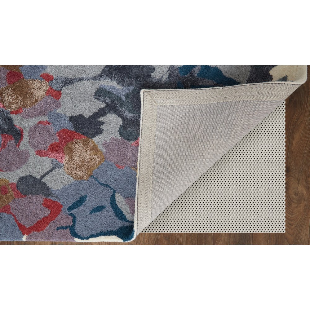 Dafney Transitional Floral & Botanical, Blue/Gray/Pink, 8' x 10' Area Rug. Picture 4