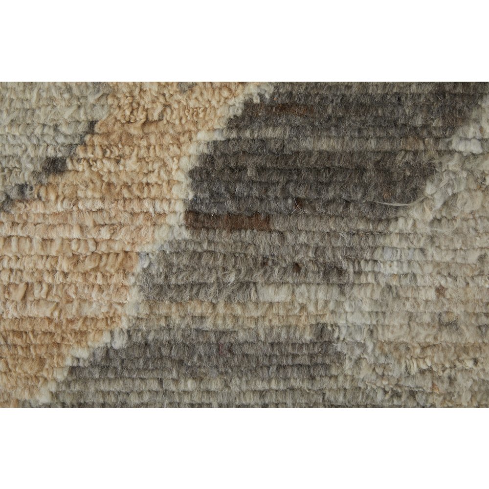 Kasbah Transitional Moroccan, Ivory/Gray/Orange, 5'-6" x 8'-6" Area Rug. Picture 6