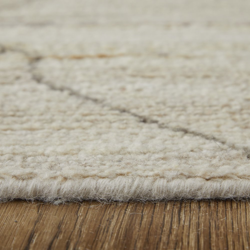 Kasbah Transitional Moroccan, Ivory/Tan/Orange, 7'-9" x 9'-9" Area Rug. Picture 8