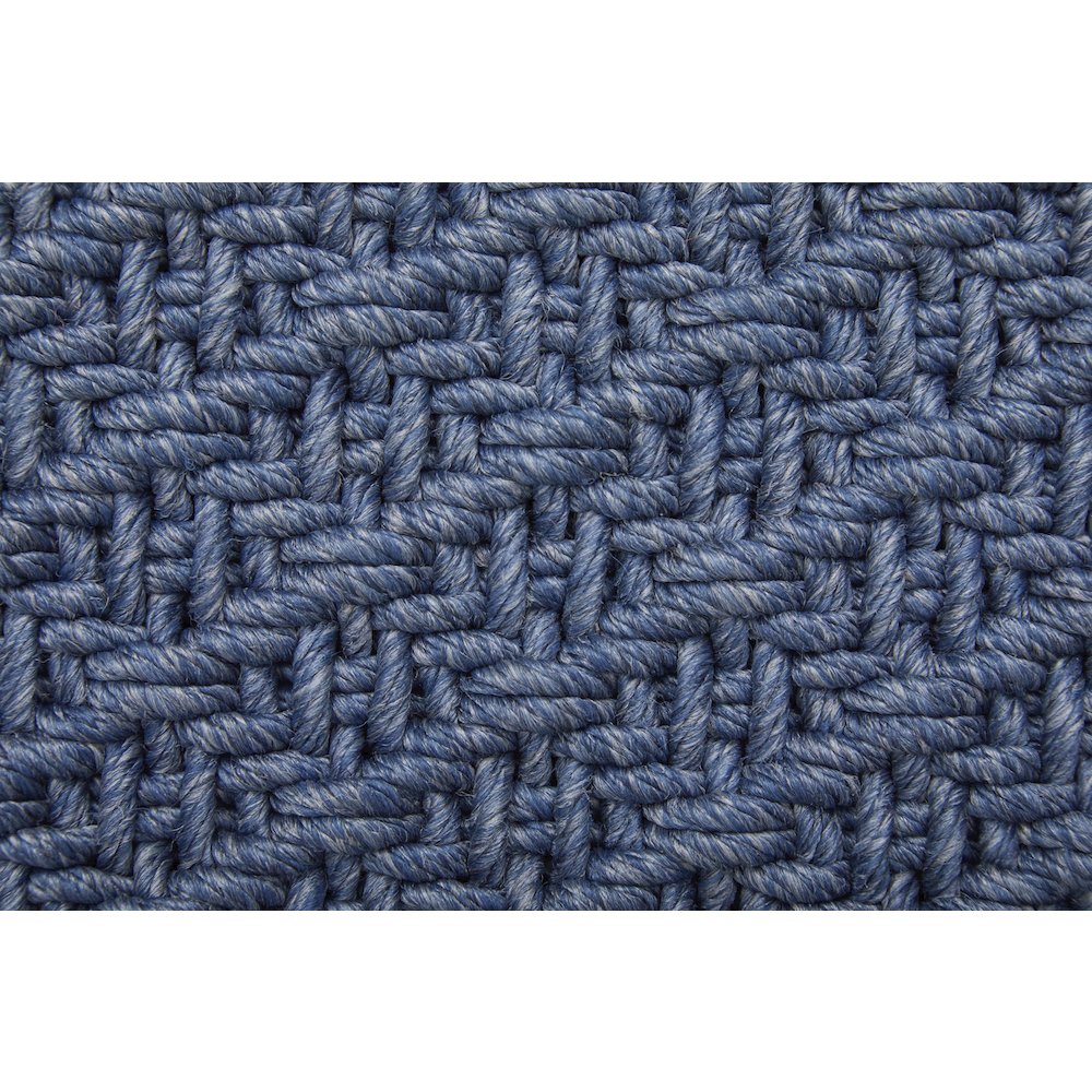 Tito Modern Solid, Blue, 10' x 14' Area Rug. Picture 5