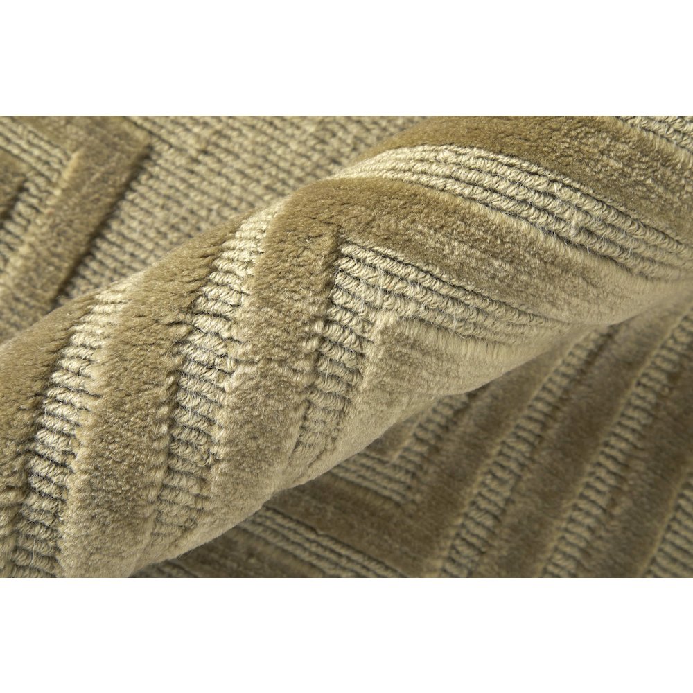 Channels Modern Geometric, Green, 7'-9" x 9'-9" Area Rug. Picture 5