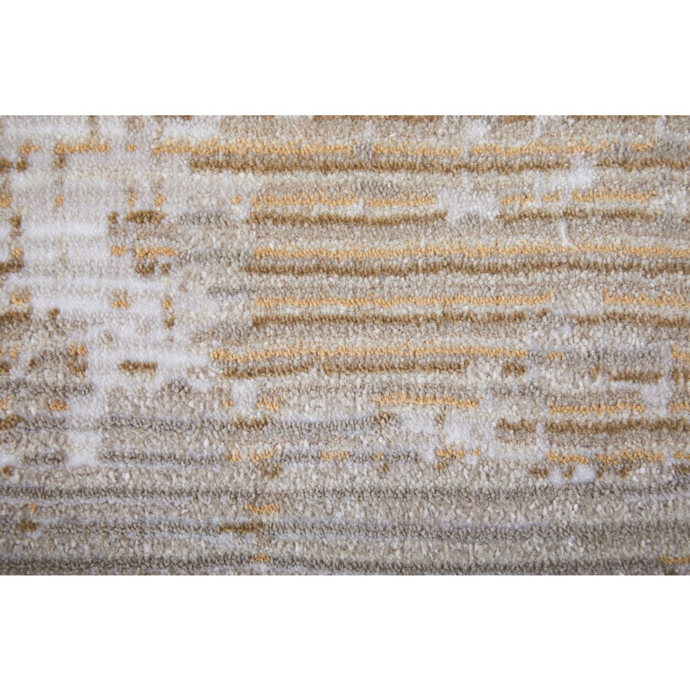 Sonora Modern Abstract, Gray/Ivory/Brown, 6'-7" x 9'-6" Area Rug. Picture 5
