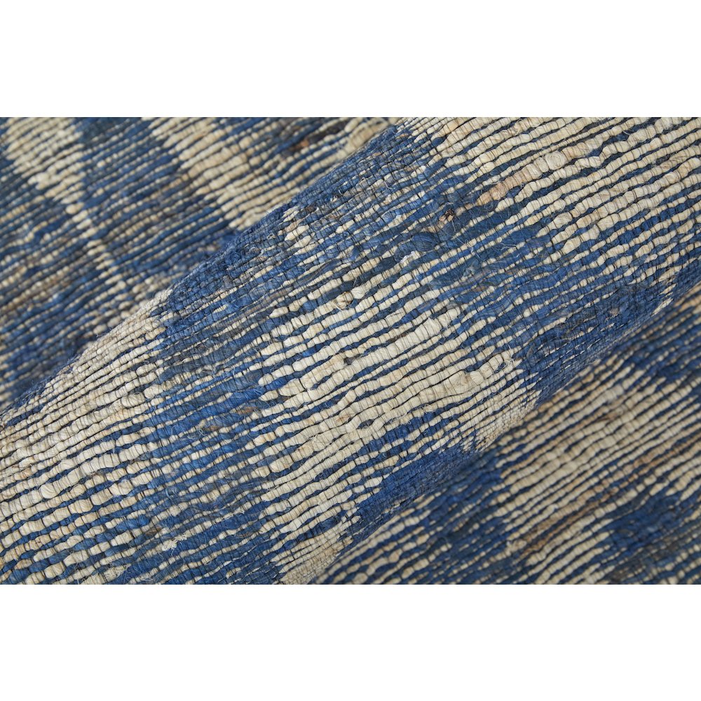 Lilliana Transitional Geometric, Blue/Gray/Tan, 8' x 11' Area Rug. Picture 4