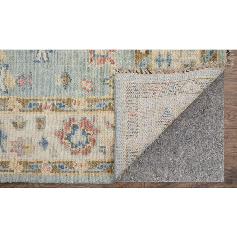 Fillmore Transitional Floral & Botanical, Blue/Ivory/Yellow, 2' x 3' Accent Rug. Picture 4