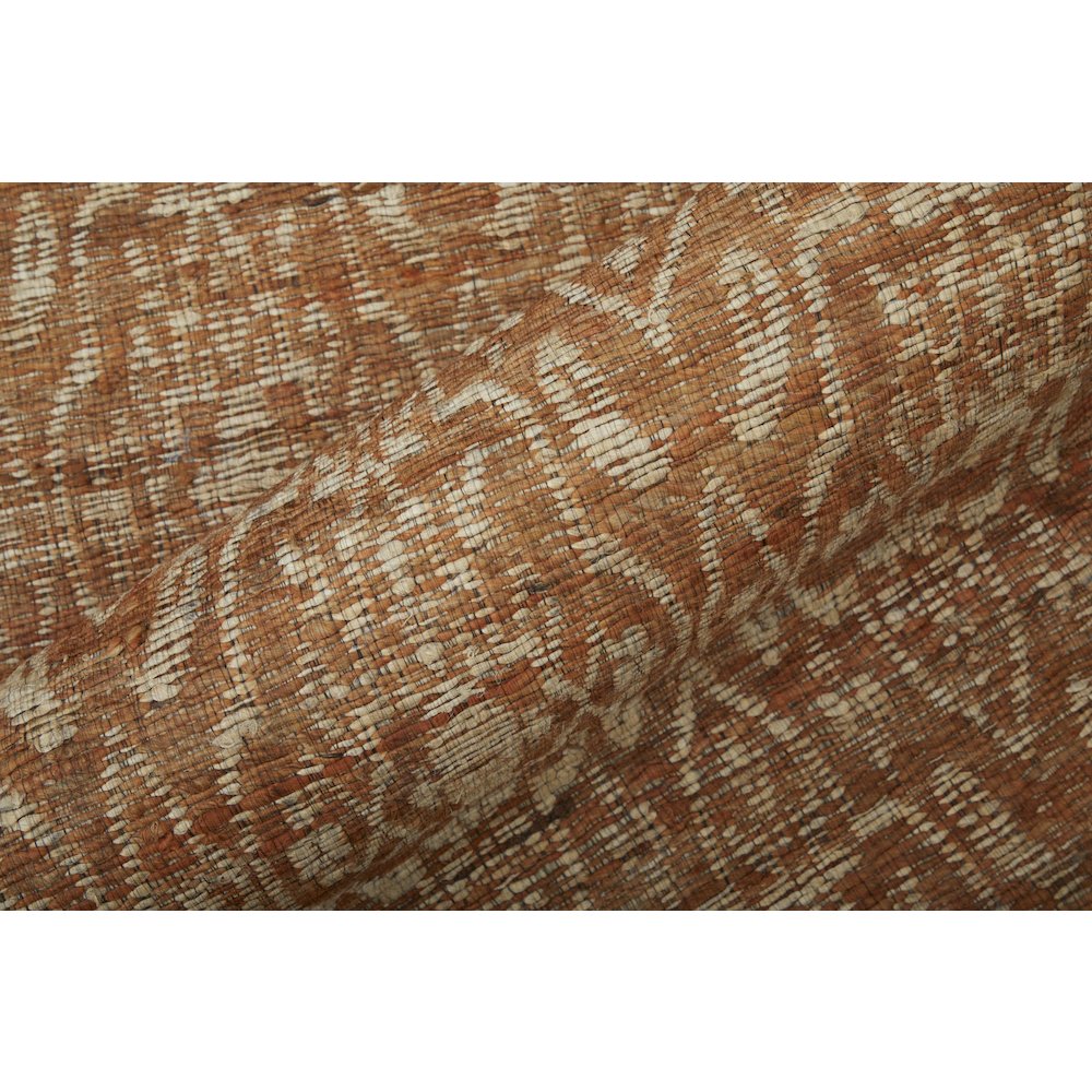 Lilliana Transitional Geometric, Orange/Tan, 8' x 11' Area Rug. Picture 5