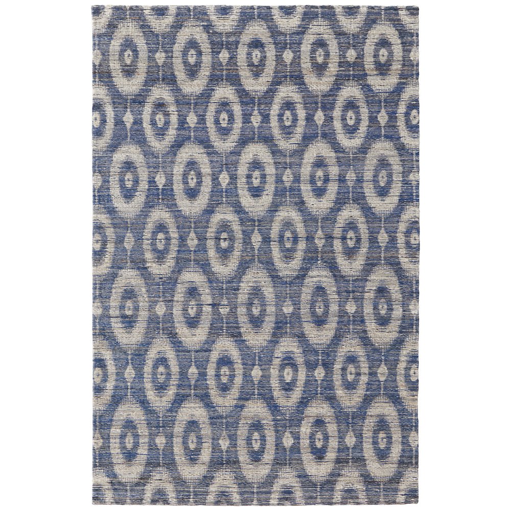 Lilliana Transitional Geometric, Blue/Gray/Tan, 8' x 11' Area Rug. Picture 1