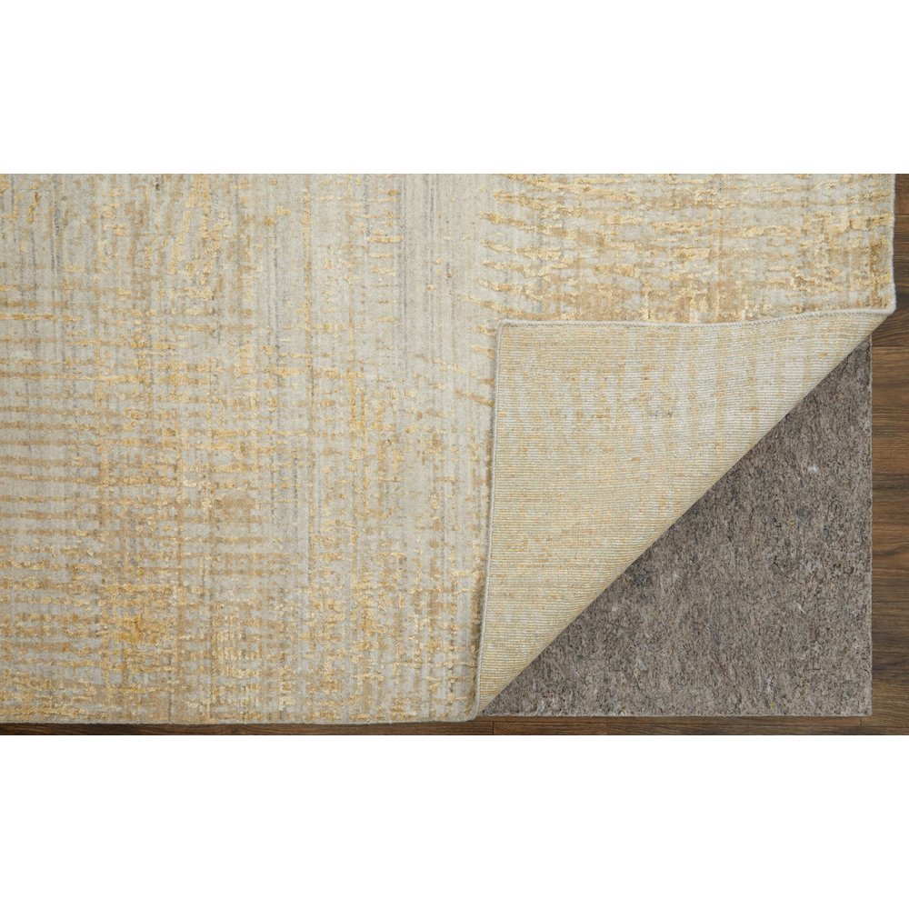 Eastfield Modern Abstract, Yellow/Ivory/Gold, 2' x 3' Accent Rug. Picture 4