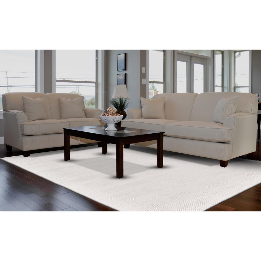 Batisse Plush Viscose Hand Loomed Rug, Bright White, 5ft x 8ft Area Rug, 6698717FWHT000E10. Picture 1