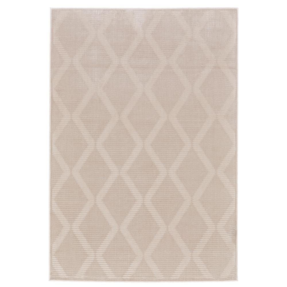 Prasad Geometric Diamonds Rug, Ivory Sand, 5ft x 8ft Area Rug, 6703678FCRM000E10. Picture 2